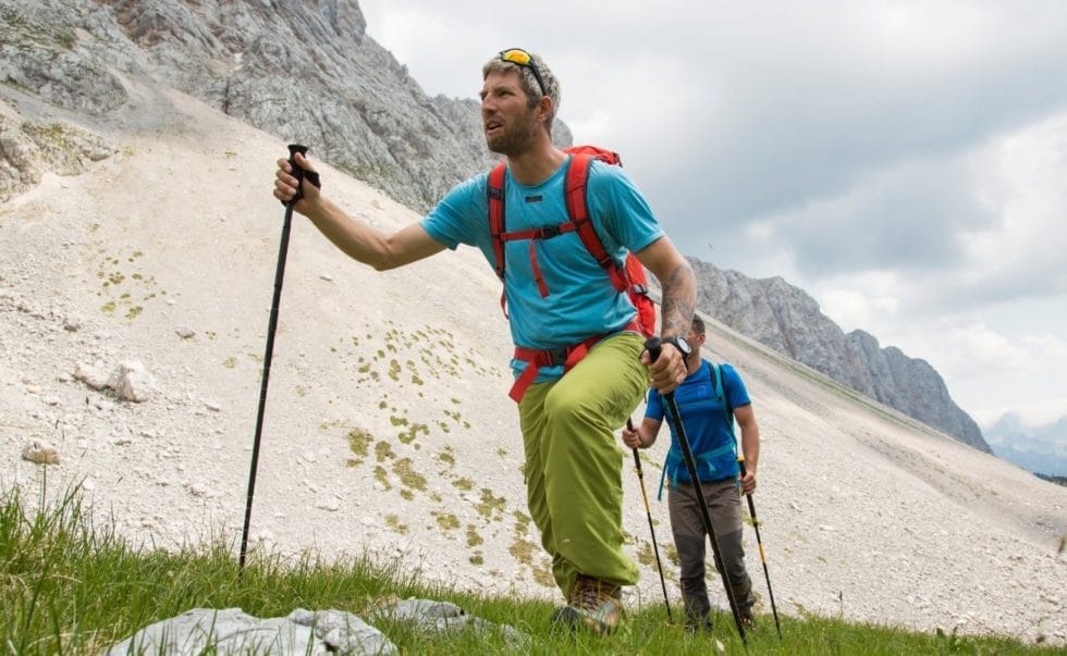 Clips de Rangement pour 2 Bâtons de Marche Trek Trekking Attache Plastique 