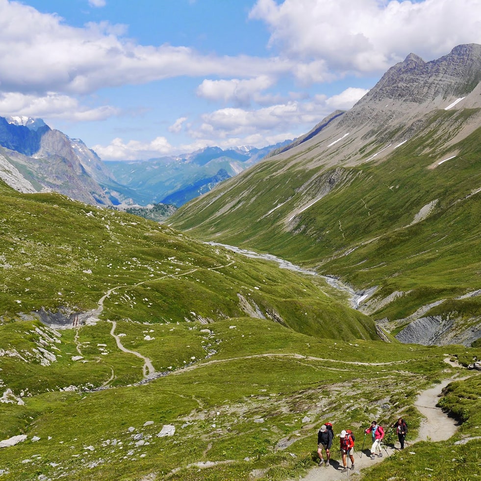 Tour du Mont Blanc en bivouac - jour 2 Tour du Mont Blanc en bivouac - jour 2