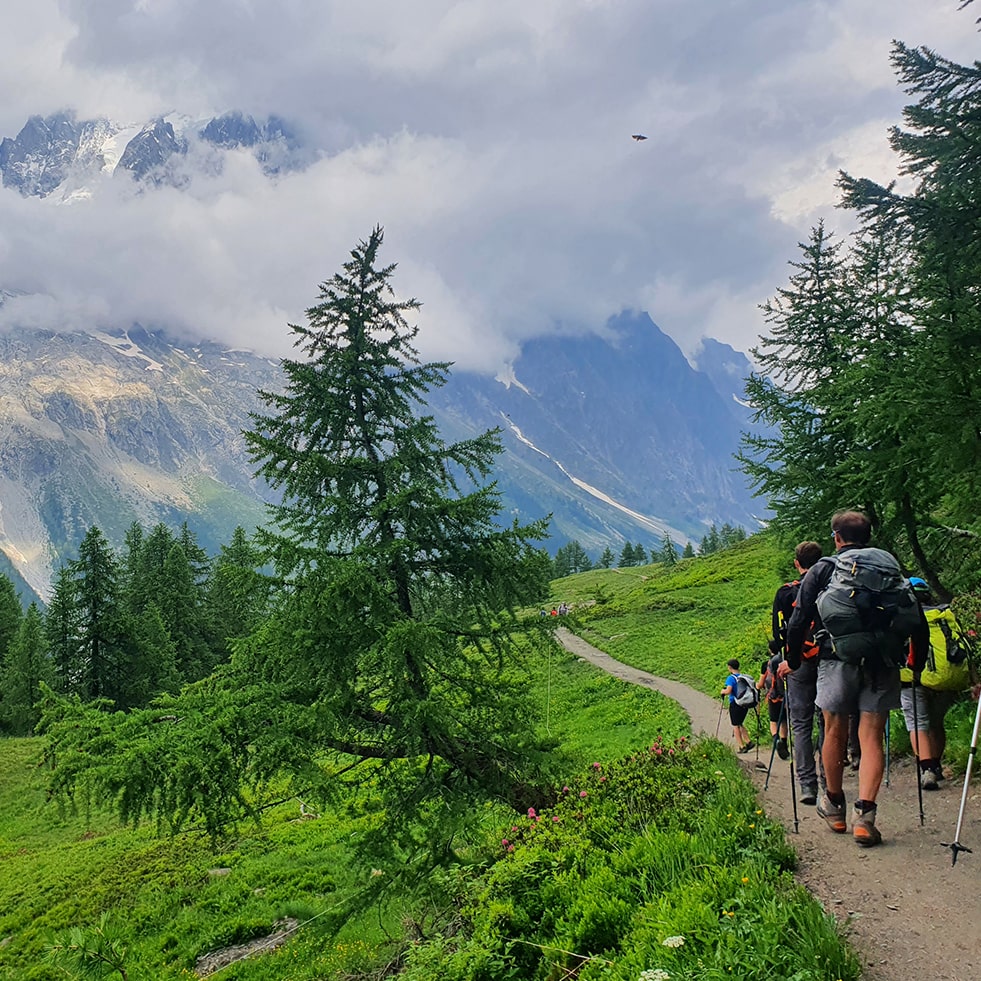 Tour du Mont Blanc en bivouac - jour 1