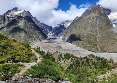 Dans la descente