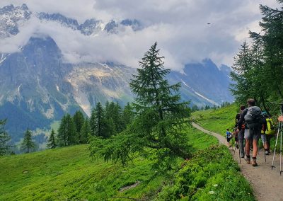 Sur le Tour du Mont Blanc