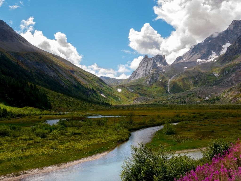 Randonnée dans le Massif du Mont Blanc : le Lac Combal