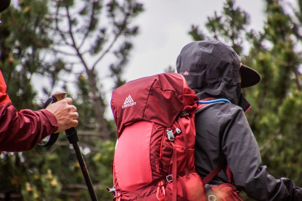 Protecting from the rain when hiking