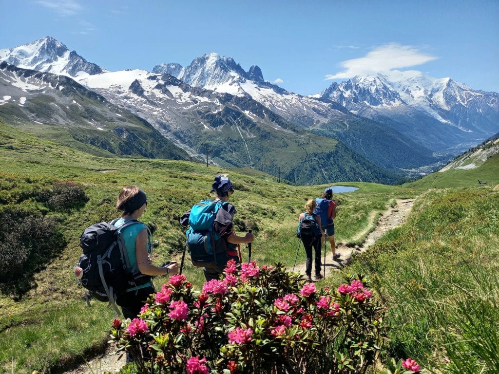 Descente vers Argentière