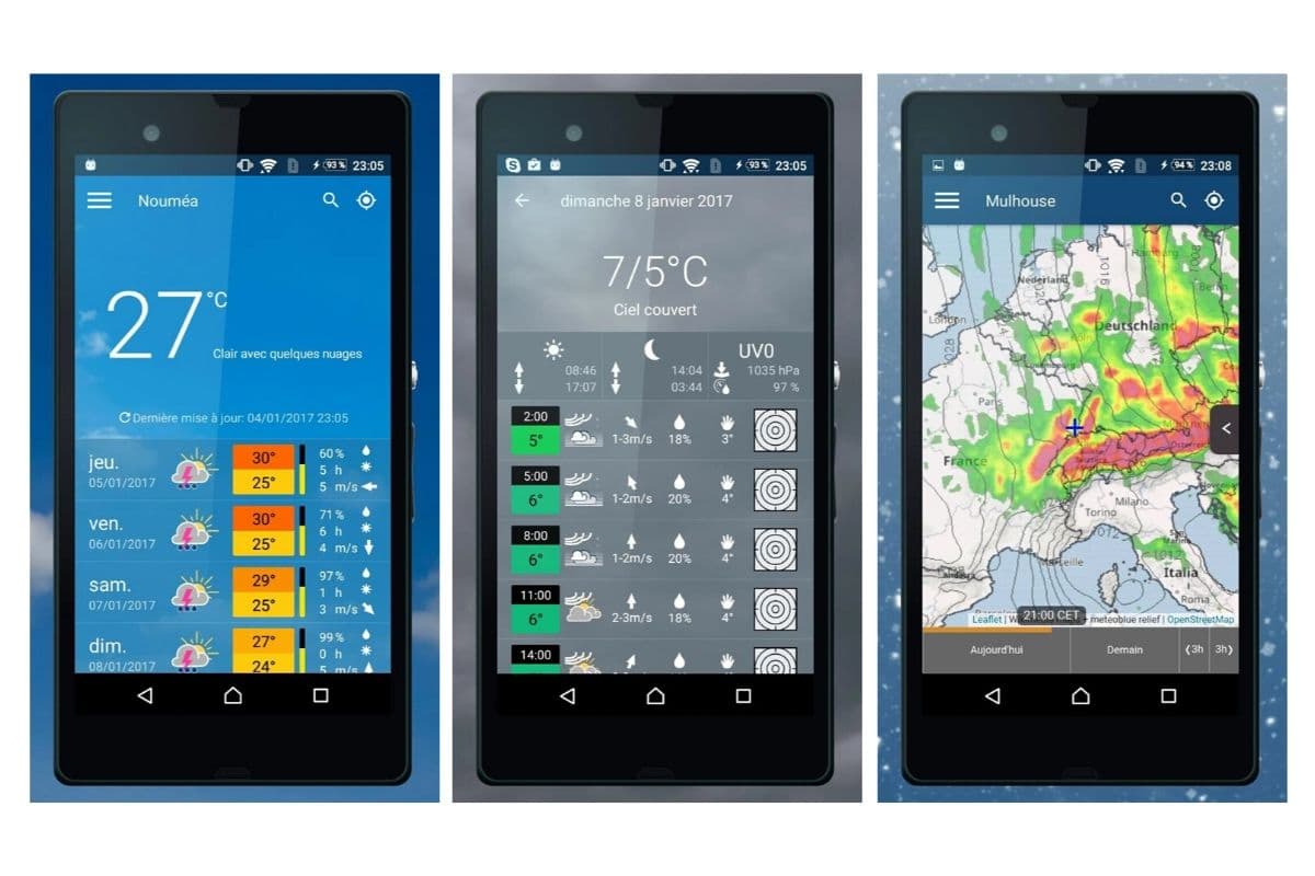 Meteoblue - application mobile