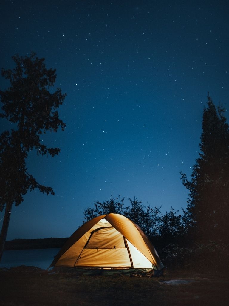 Nuit en bivouac en montagne