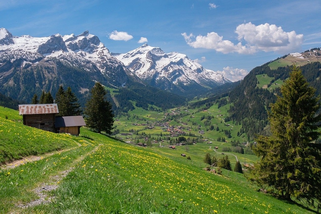 Paysage des Alpes du Nord