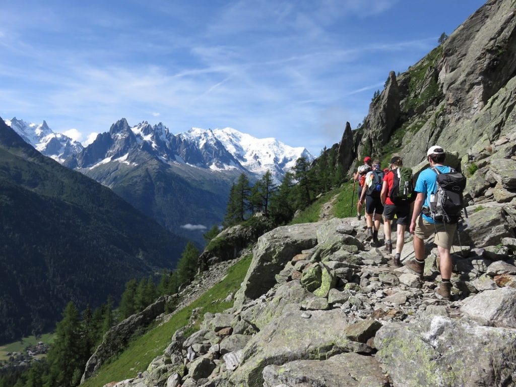 Tour du Mont Blanc avec un guide