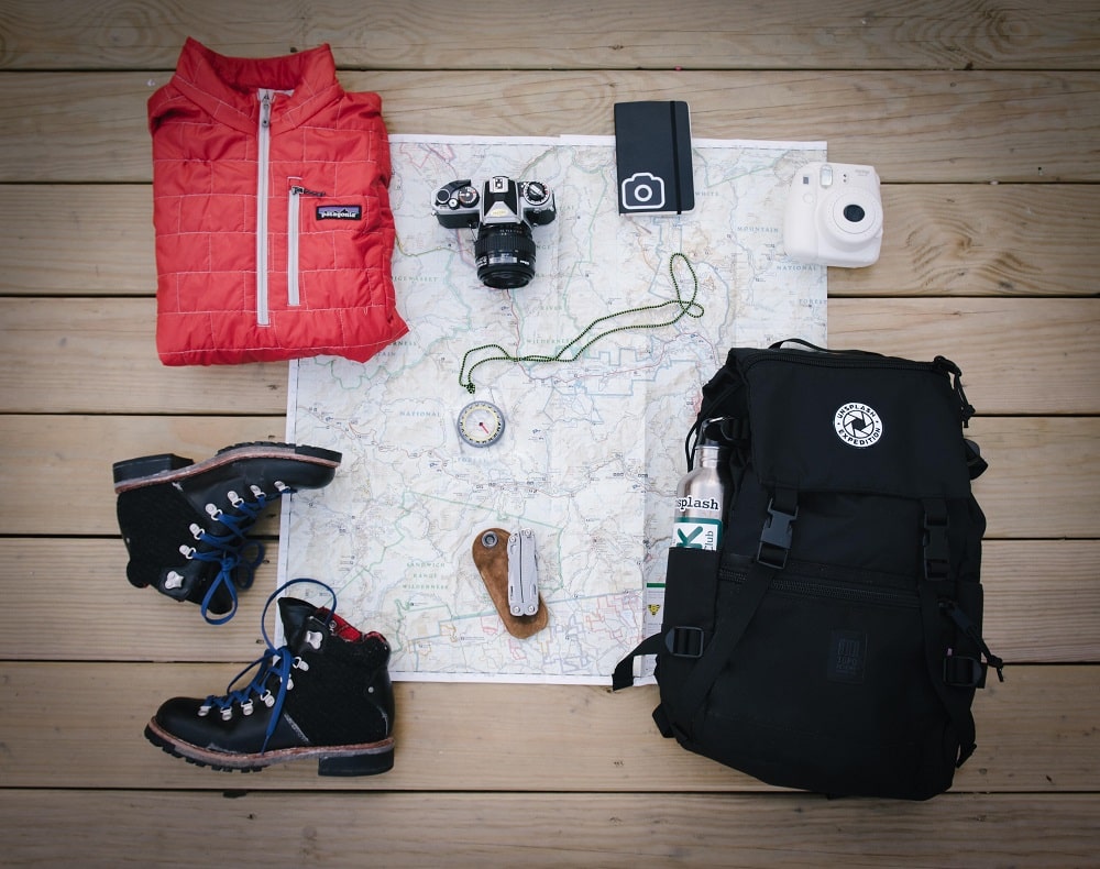 hiking and trekking equipment